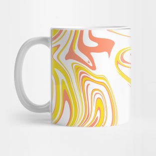 Orange and Yellow Abstract Pattern Mug